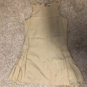 Lands End Tan Uniform Jumper